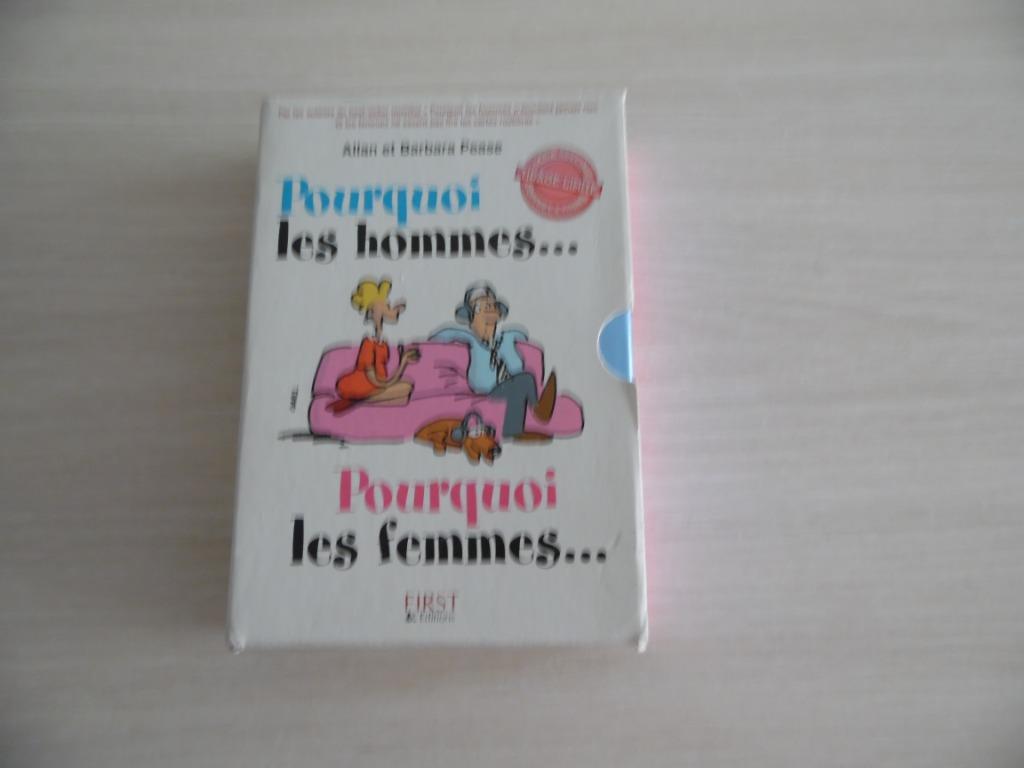 POURQUOI LES HOMMES... POURQUOI LES FEMMES...   4 LIVRES, Enlèvement ou Envoi, Comme neuf, Autres sujets/thèmes, Allan et Barbara Pease