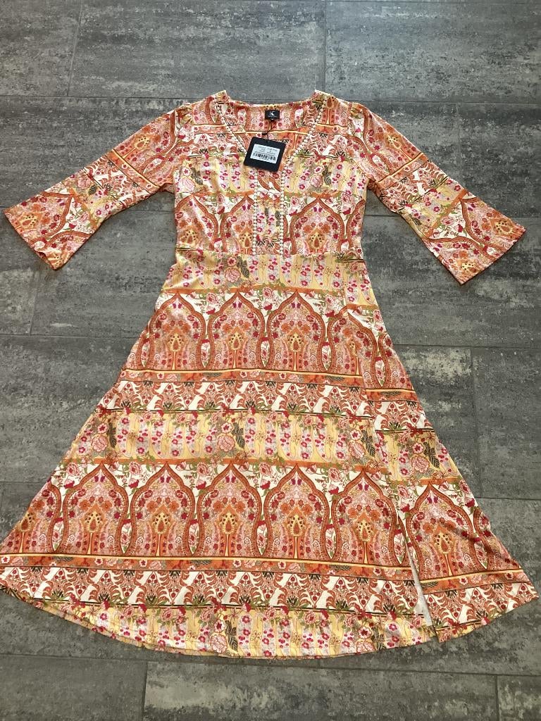 Jurk K-design M/L nieuw, Maat 38/40 (M), K-design, Nieuw, Oranje