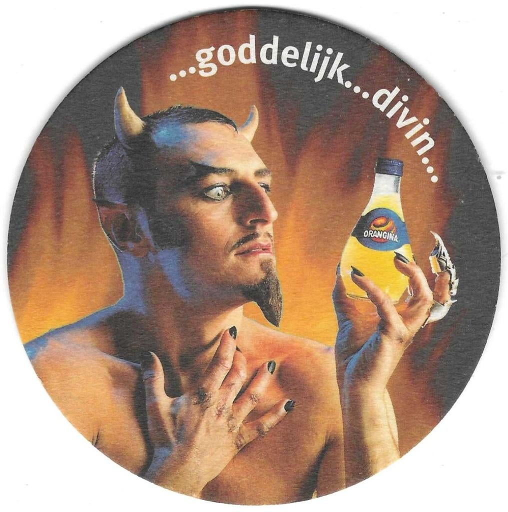 bierviltje 1st Goddelijke divin orangina, Envoi