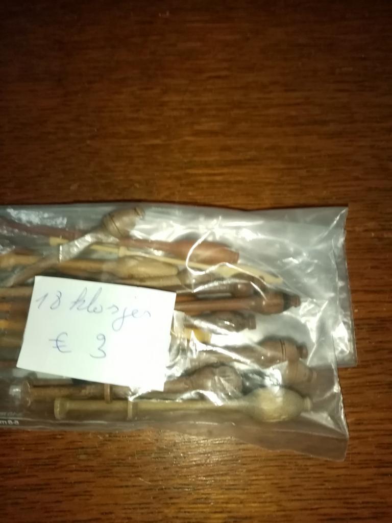 18 klosjes voor 3€, Ophalen of Verzenden, Zo goed als nieuw