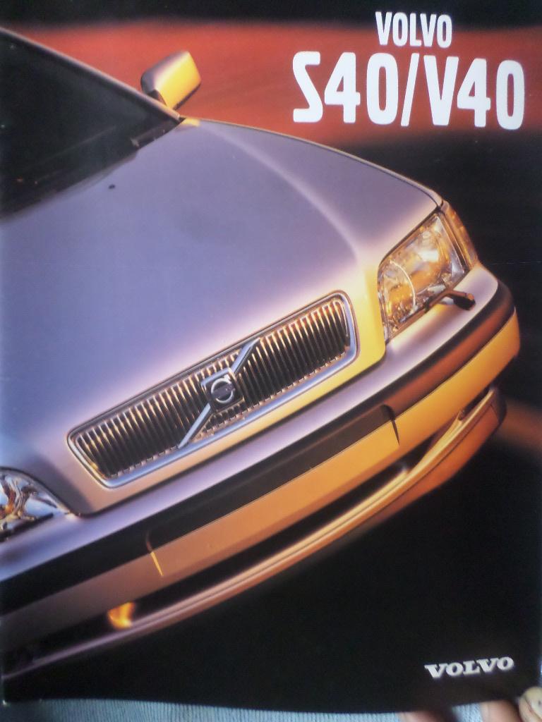 Volvo S40 & V40 Brochure, Boeken, Auto's | Folders en Tijdschriften, Ophalen of Verzenden, Volvo