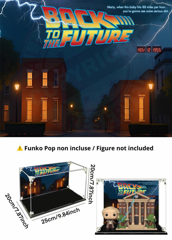 Vitrine pour Funko Pop Back To The Future – Clock Tower, Collections, Enlèvement ou Envoi, Neuf