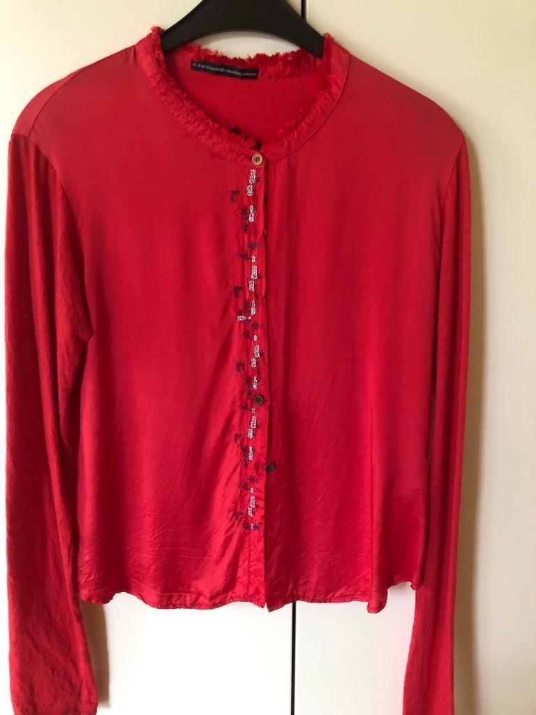 Joli chemisier Marithé+Girbaud, Enlèvement, Porté, Taille 38/40 (M), Rouge