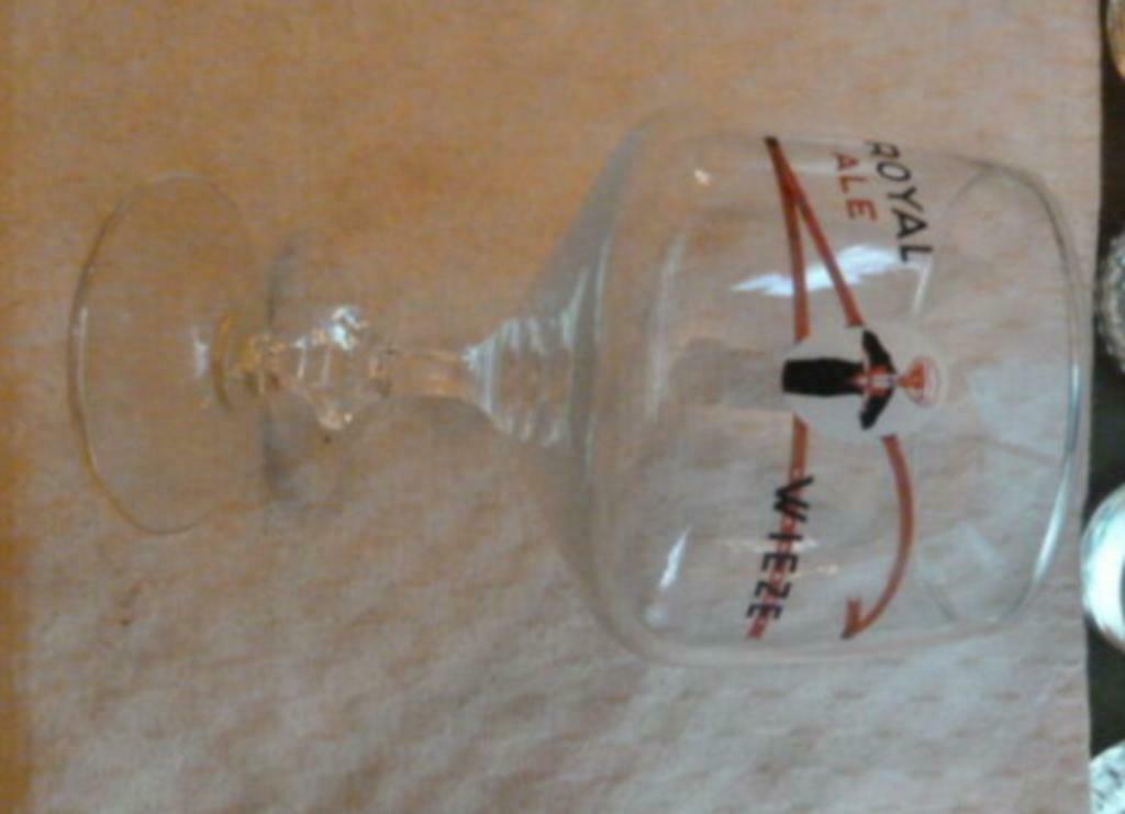 #I bier glas ROYAL ALE Brouwerij Van Roy - Wieze, Enlèvement ou Envoi, Utilisé, Verre à bière