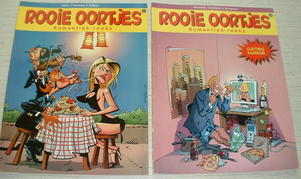 rooie oortjes romantiek reeks compleet 1-6, Livres, BD, Série complète ou Série, Enlèvement ou Envoi, Comme neuf, Diverse Auteurs