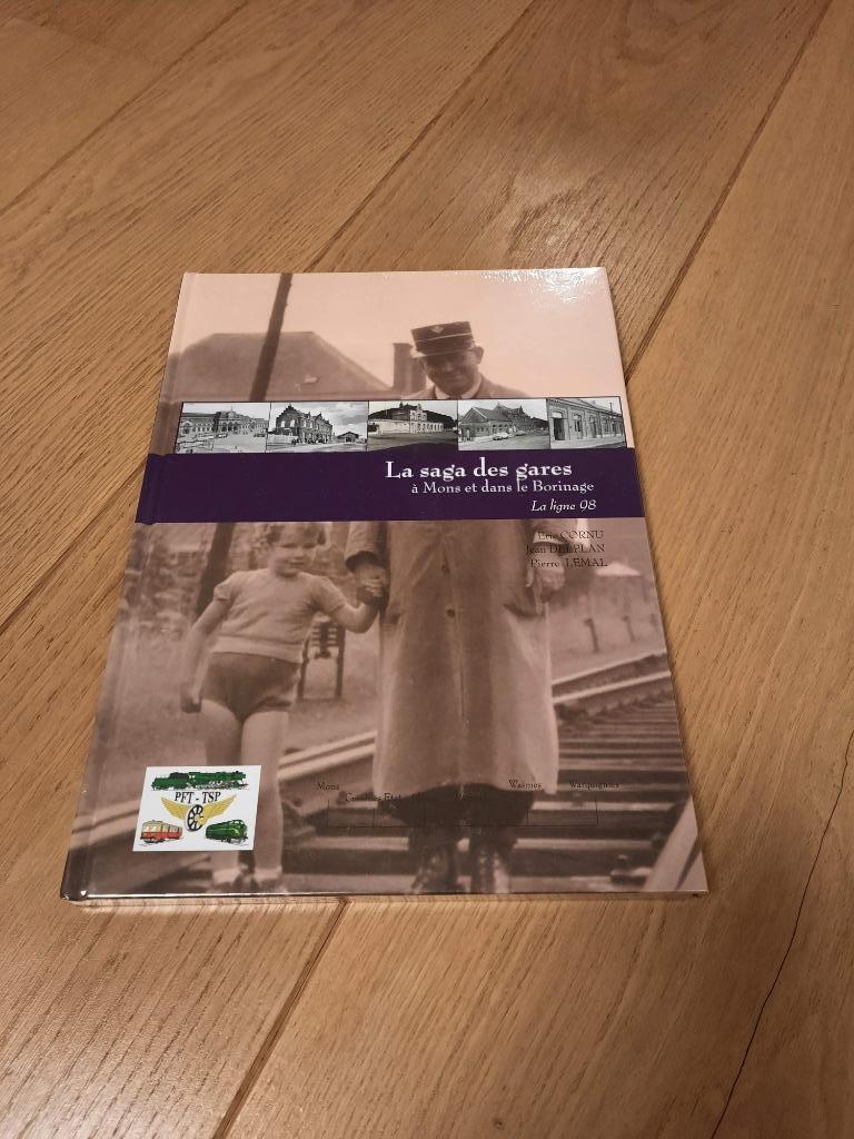 Livre - La saga des gares à Mons et dans le Borinage, Ophalen of Verzenden, Nieuw, Trein, Boek of Tijdschrift