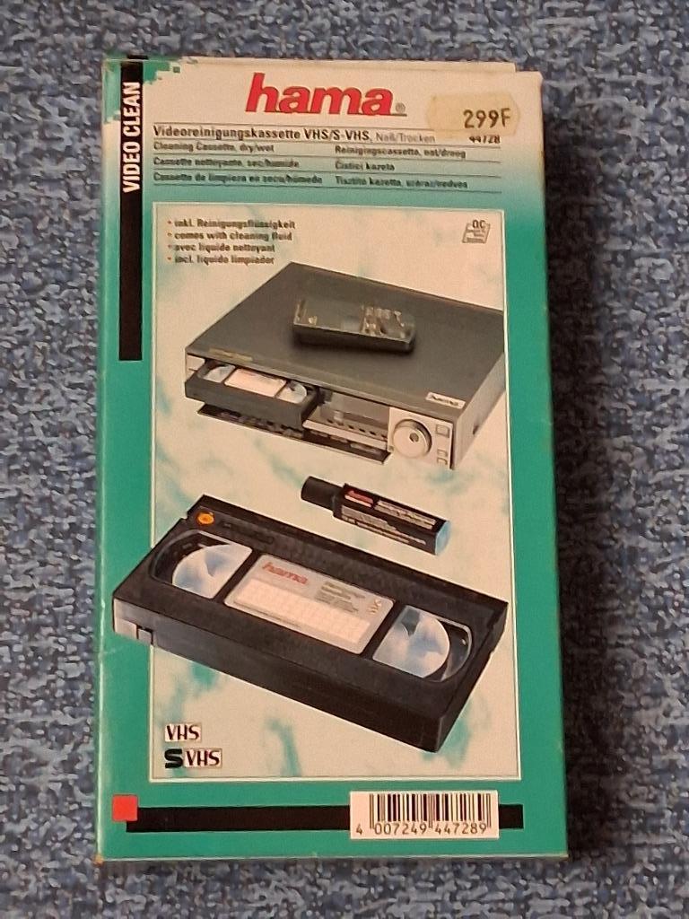 Videoreinigingscassette voor videospeler, Ophalen, Gebruikt, Videoband