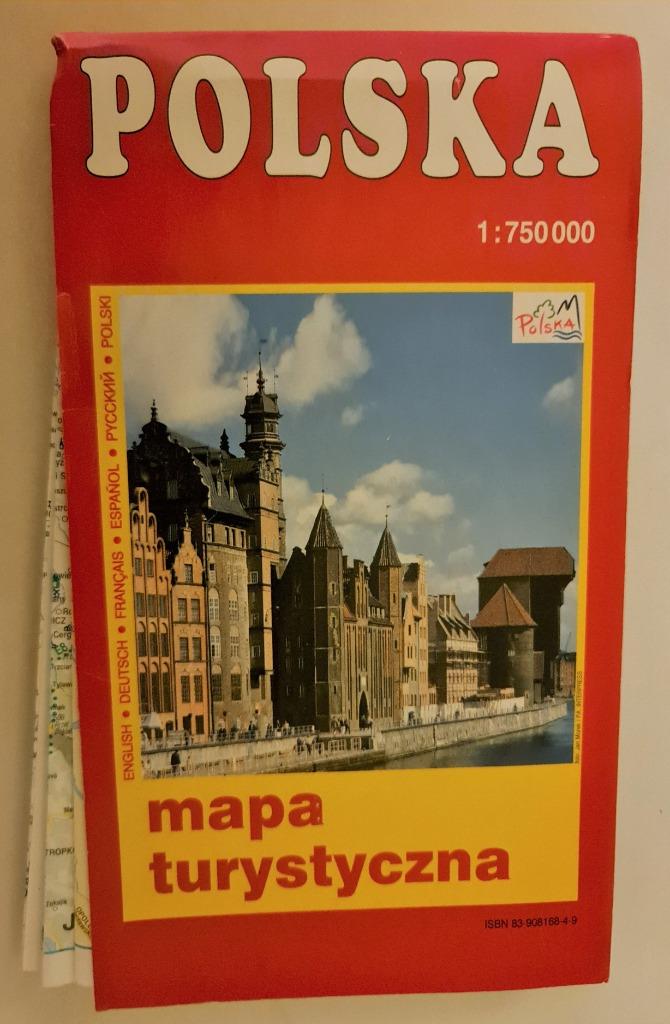Toeristische wegenkaart/landkaart Polen - 1:750 000, Boeken, Atlassen en Landkaarten, Europa Overig, Ophalen of Verzenden, Landkaart