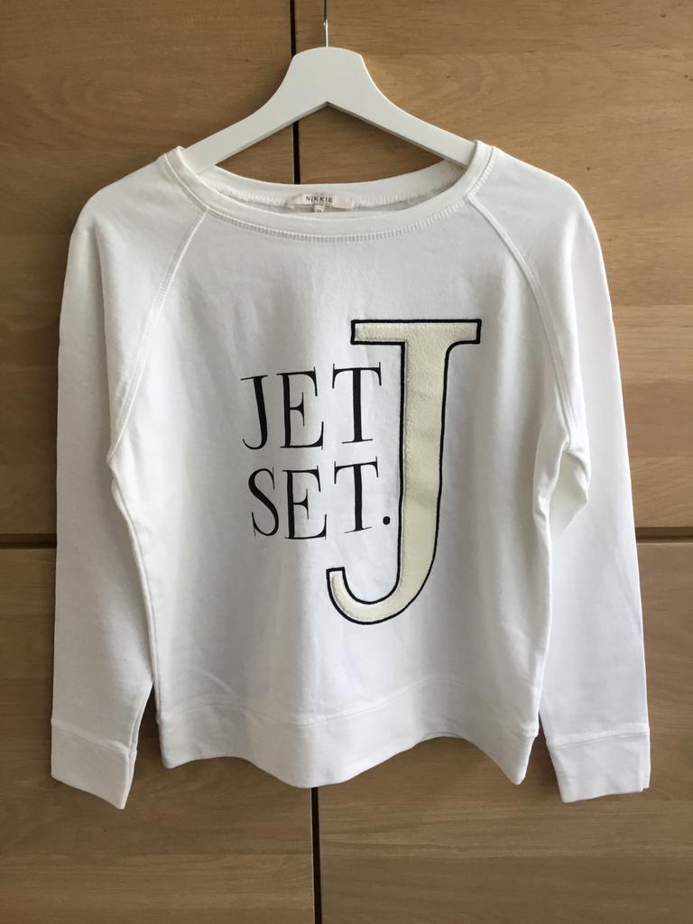 Sweater NIKKIE, Maat 38/40 (M), Wit, Ophalen of Verzenden, Zo goed als nieuw