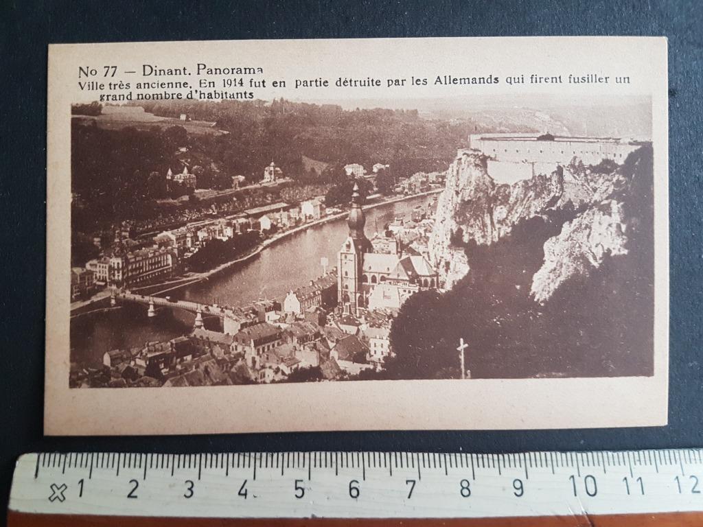 Petite carte d'honneur - Carte d'Honneur Dinant Panorama, Enlèvement ou Envoi, 1920 à 1940, Non affranchie, Namur