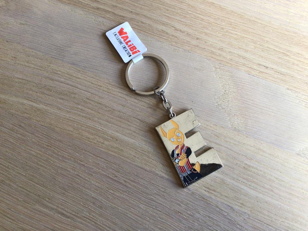 Porte-clés Walibi, lettre E, Collections, Enlèvement ou Envoi, Neuf