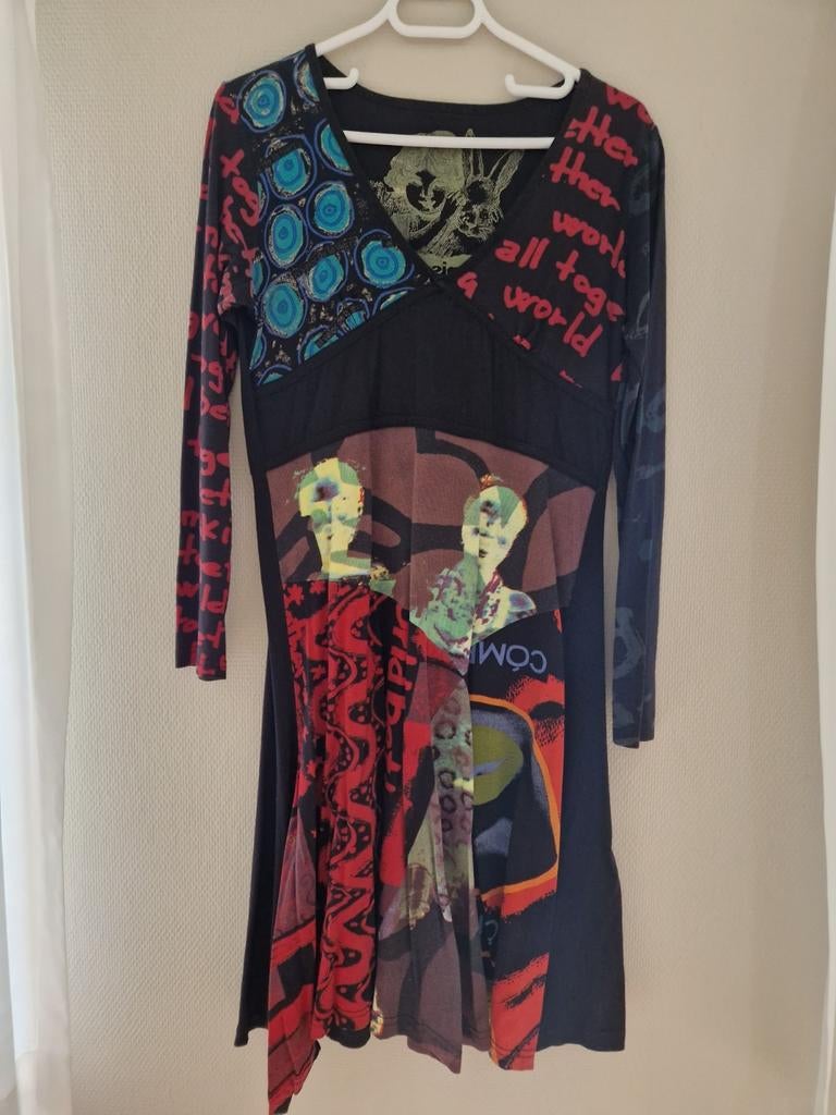 Jurk 'Desigual' maat L, Kleding | Dames, Ophalen of Verzenden, Gedragen, Maat 42/44 (L)