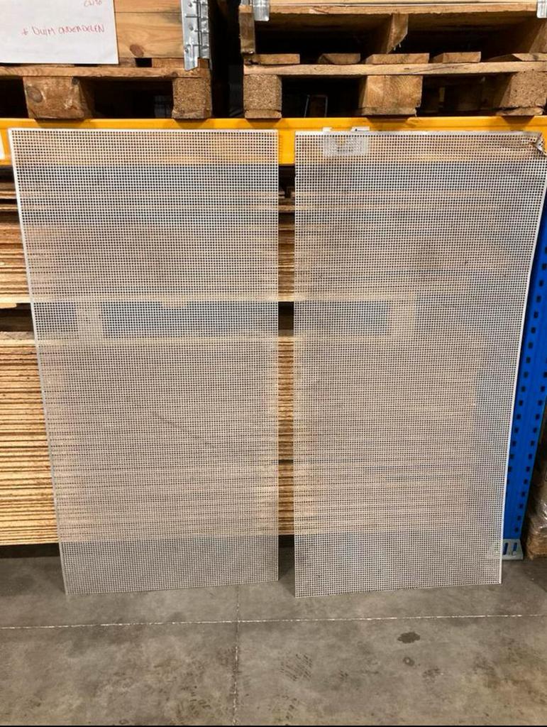 Geperforeerde platen aluminium rvs staal strekmetaal messing, Doe-het-zelf en Bouw, Ophalen, Zo goed als nieuw