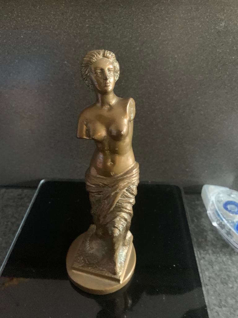 Vintage bronzen beeldje, Ophalen of Verzenden, Zo goed als nieuw