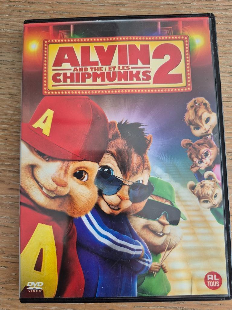 Dvd Alvin & the Chipmunks 2, Alle leeftijden, Ophalen of Verzenden, Zo goed als nieuw, Tekenfilm