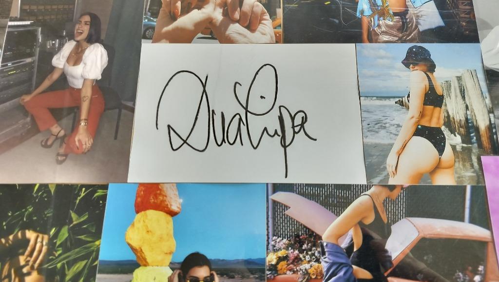 Cadre de collage de photos DUA LIPA, objet de collection rar, Enlèvement, Comme neuf, Affiche, Œuvre d'art ou Peinture