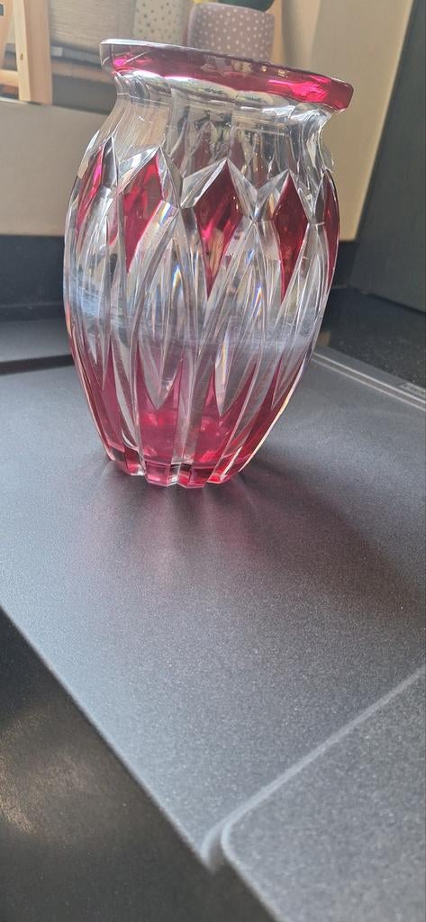 Vaas Val Saint Lambert , wit met rood in perfekte staat, Enlèvement ou Envoi