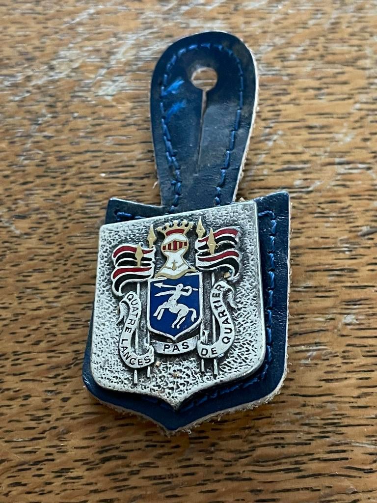 Cintre à poitrine 4th Lancers, Collections, Envoi, Armée de terre, Emblème ou Badge