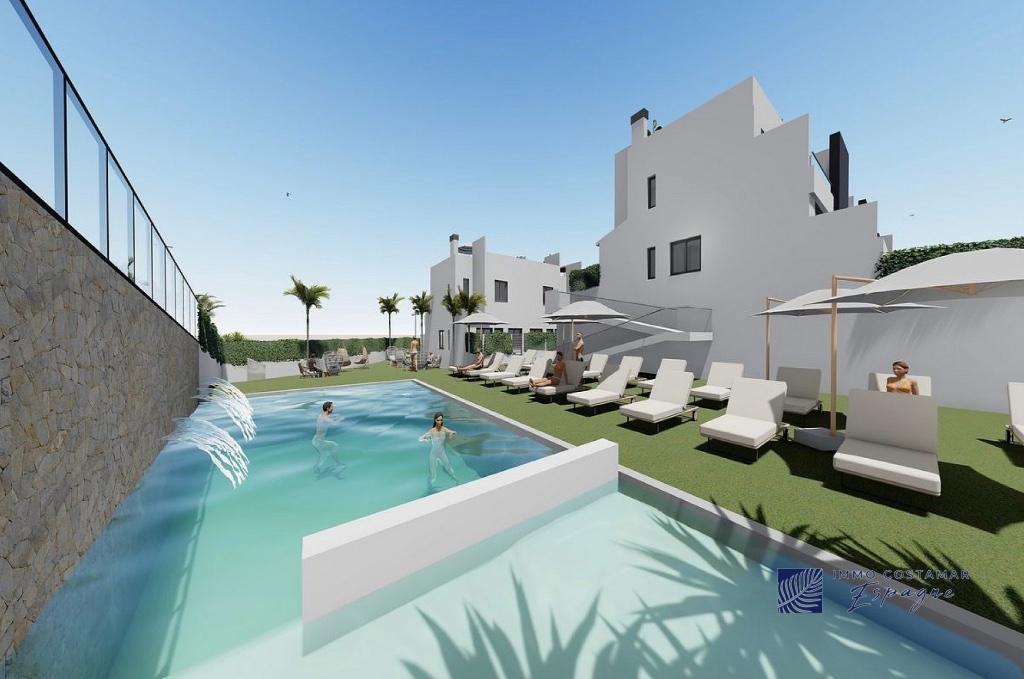 maison a vendre Espagne costa blanca., Immo, Buitenland, Spanje, Woonhuis, Stad