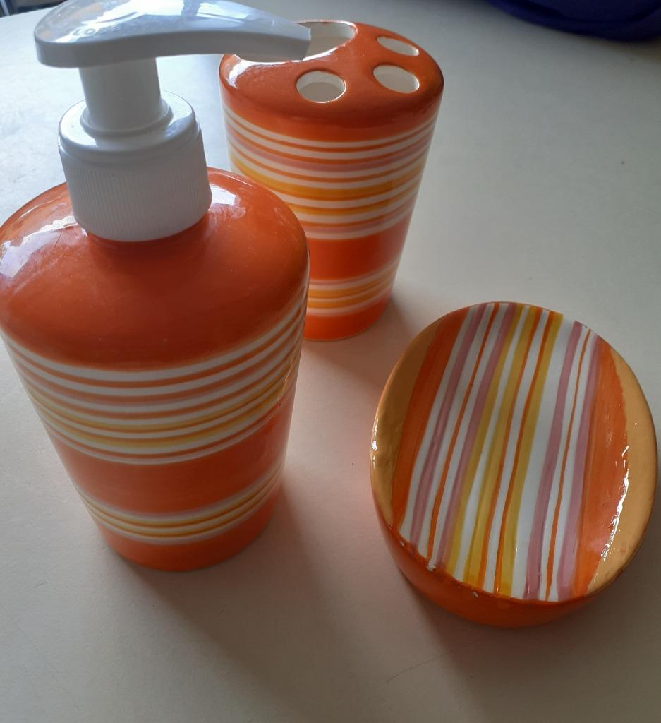 ACCESSOIRES SALLE DE BAIN, Enlèvement, Utilisé, Orange, Autres types