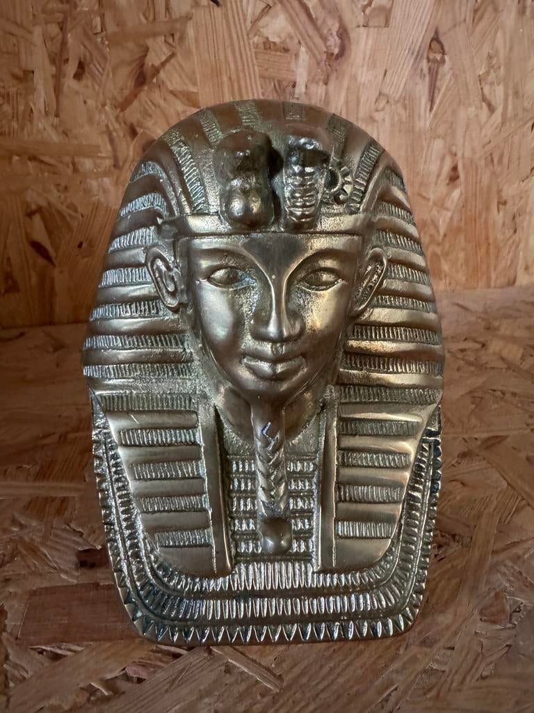 Buste de Toutankhamon en laiton, Enlèvement ou Envoi, Utilisé