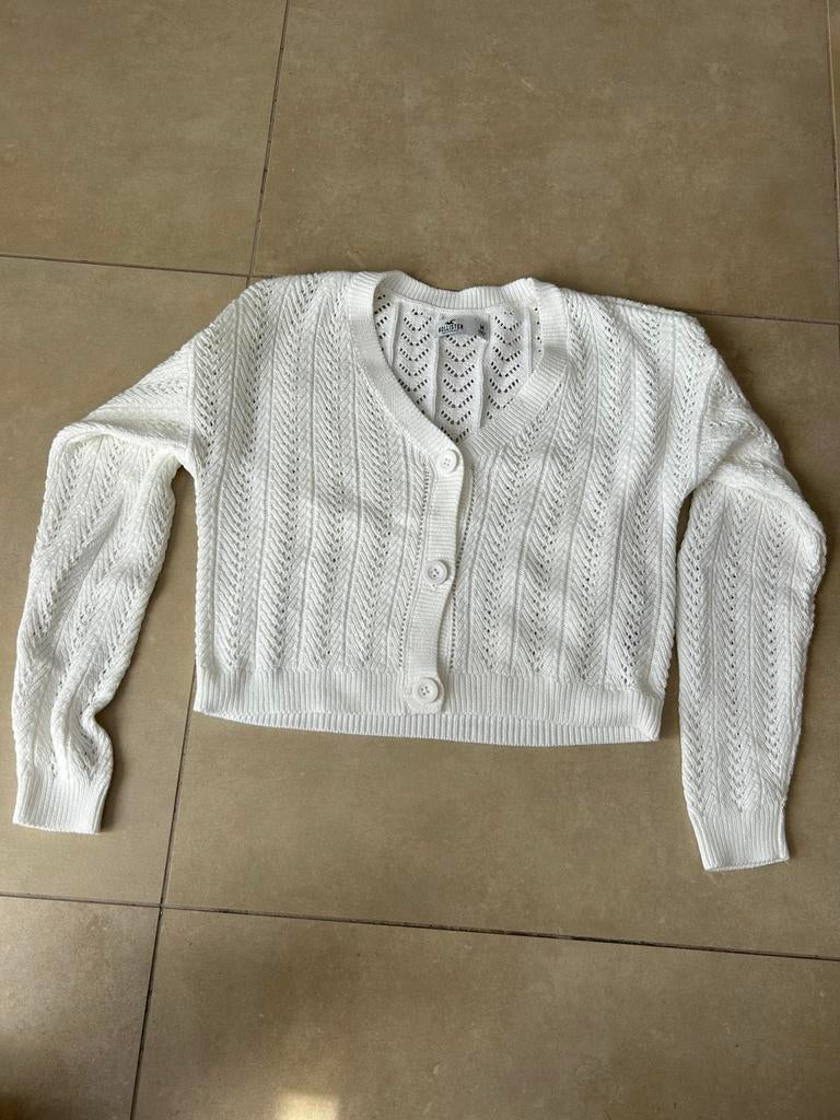 Gilet Hollister maat M, Maat 38/40 (M), Wit, Ophalen of Verzenden, Zo goed als nieuw