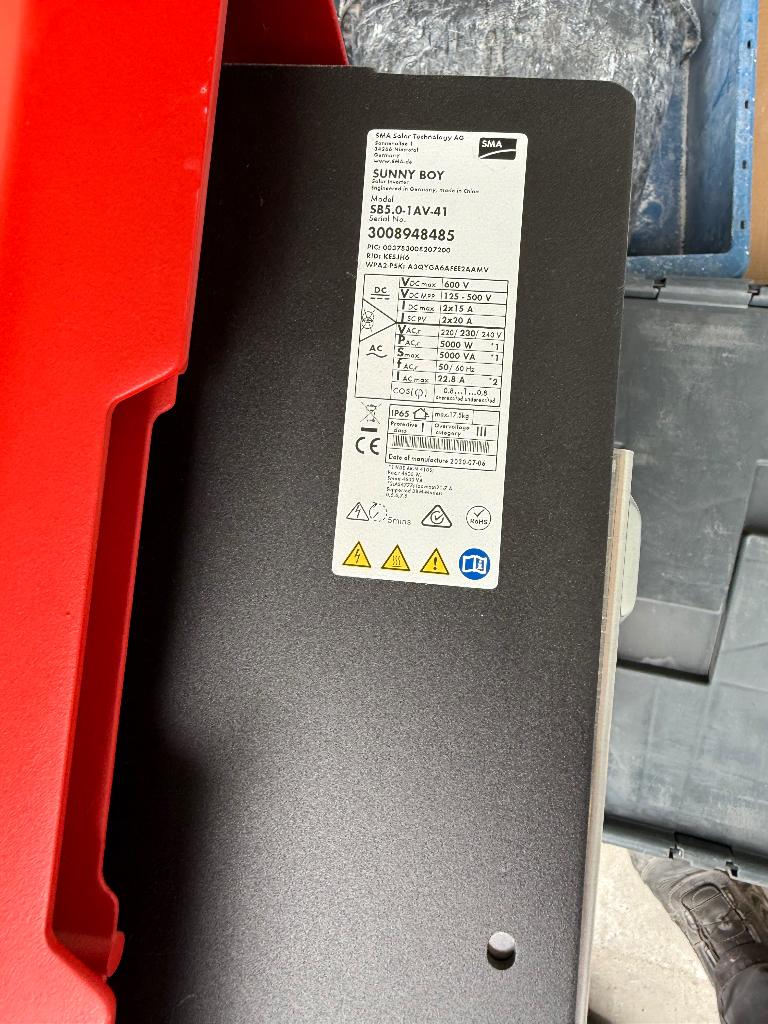 Omvormer zonnpanelen, Ophalen, Gebruikt, Overige typen