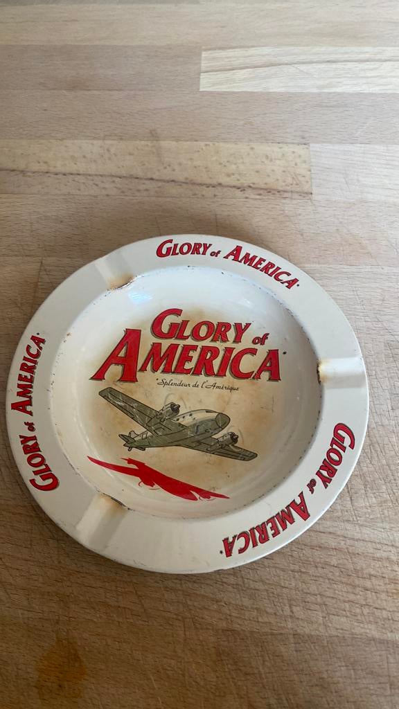 Ancien cendrier Glory America, Collections, Marques & Objets publicitaires