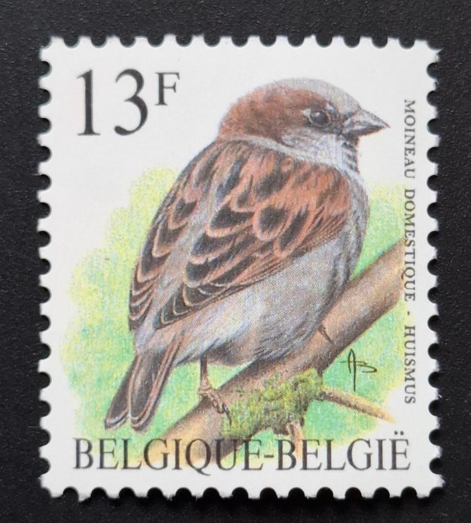 Belgique : COB 2533P8 ** Oiseaux 1994., Sans timbre, Neuf, Enlèvement ou Envoi, Non oblitéré