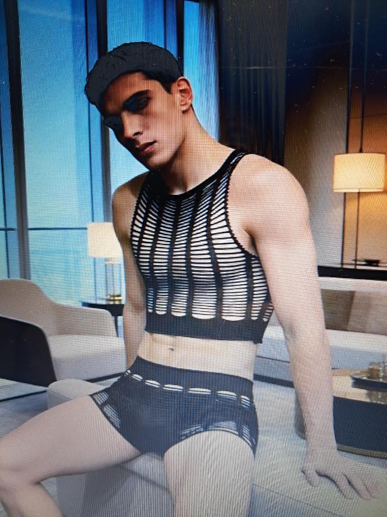 Superbe ensemble noir pour Homme Très Sexy Taille Unique, Vêtements | Hommes, Enlèvement, Noir, Slip