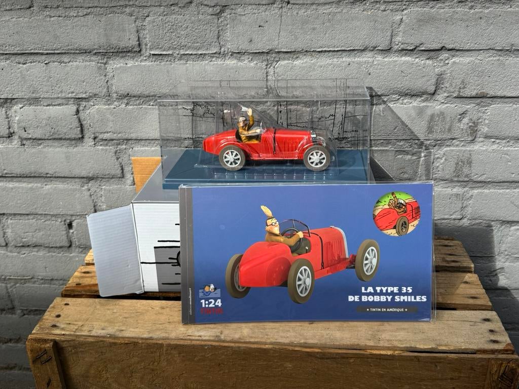 Voiture de course Tintin 1:24, Enlèvement ou Envoi, Tintin, Comme neuf