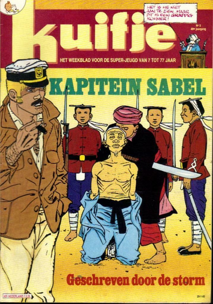 Weekblad Kuifje van 29-1-1985 , 40ste Jaargang, Nummer 5, Enlèvement ou Envoi, Utilisé, Plusieurs comics, Europe