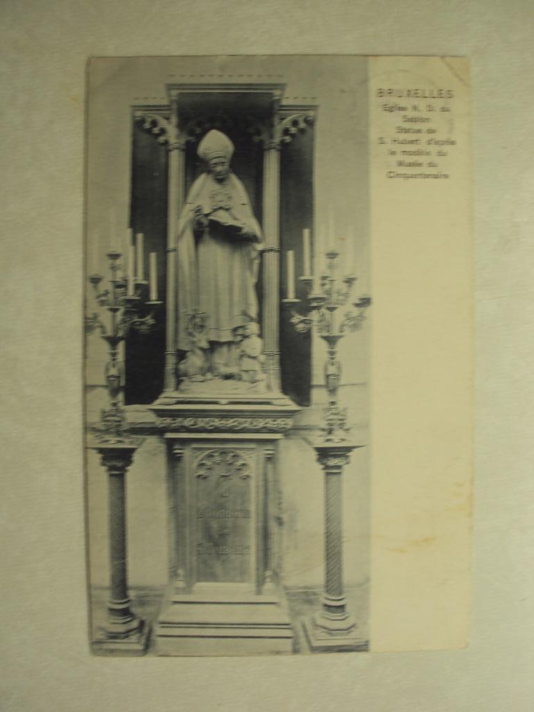 60047 - BRUXELLES - EGLISE N-D DU SABLON - STATUE ST-HUBERT, Envoi