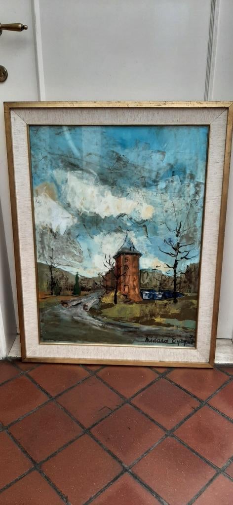Schilderij van Medard tytgat, Antiquités & Art, Art | Peinture | Classique, Enlèvement