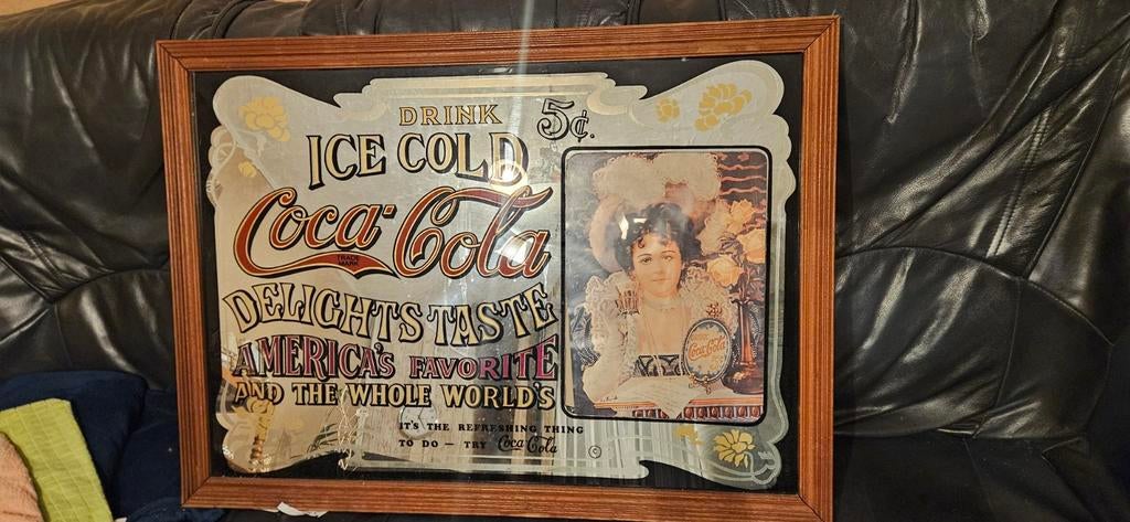 Miroir Coca-Cola Vintage, Enlèvement