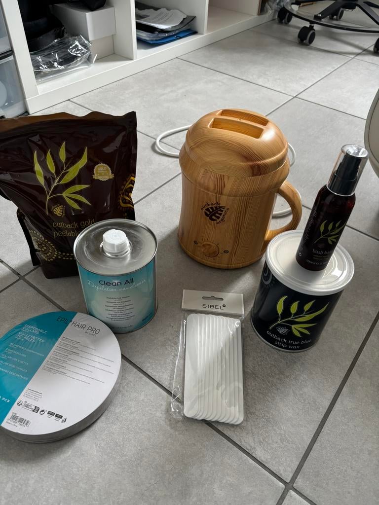 Outback organics wax verwarmer + starterset, Ophalen, Zo goed als nieuw