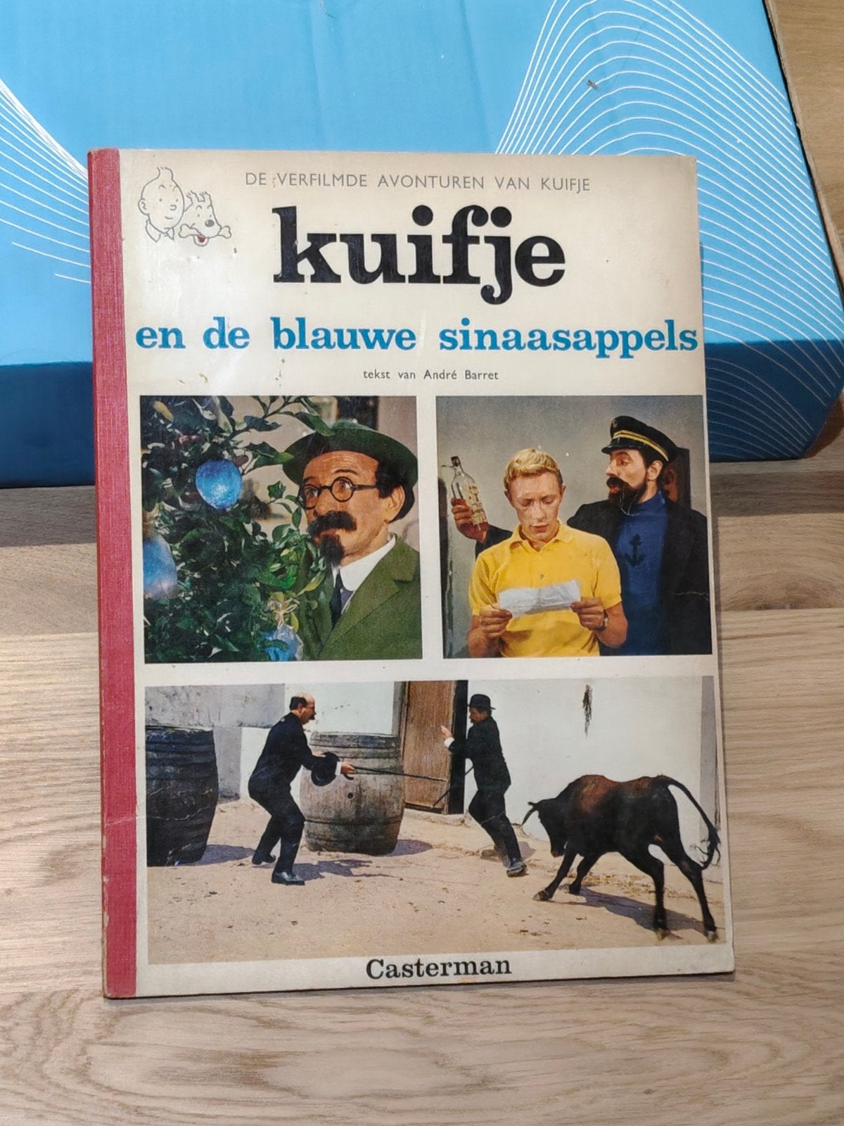 Kuifje en de blauwe sinaasappels 1965, Boeken, Eén stripboek, Ophalen of Verzenden, Zo goed als nieuw, André Barret