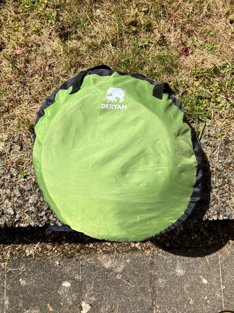 DERYAN tent babyreisbed, Ophalen, Zo goed als nieuw