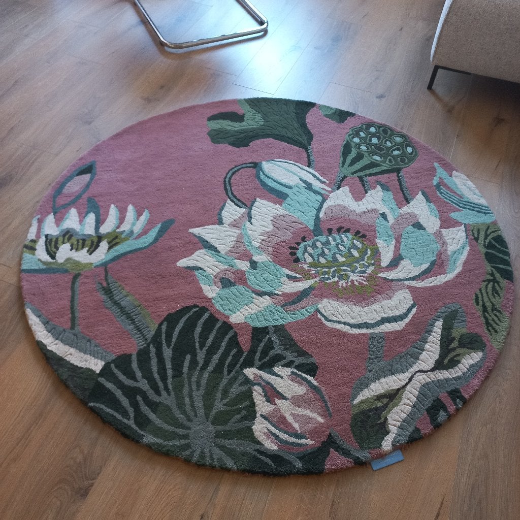 Rond tapijt wedgwood, Ophalen, 150 tot 200 cm, Rond, Zo goed als nieuw