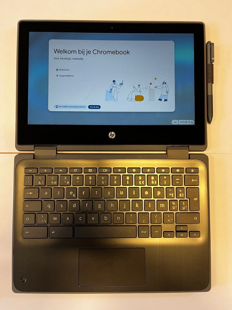 Chromebook HP X360 11inch touchscreen + pen, Ophalen, Hp, Touchscreen, Zo goed als nieuw