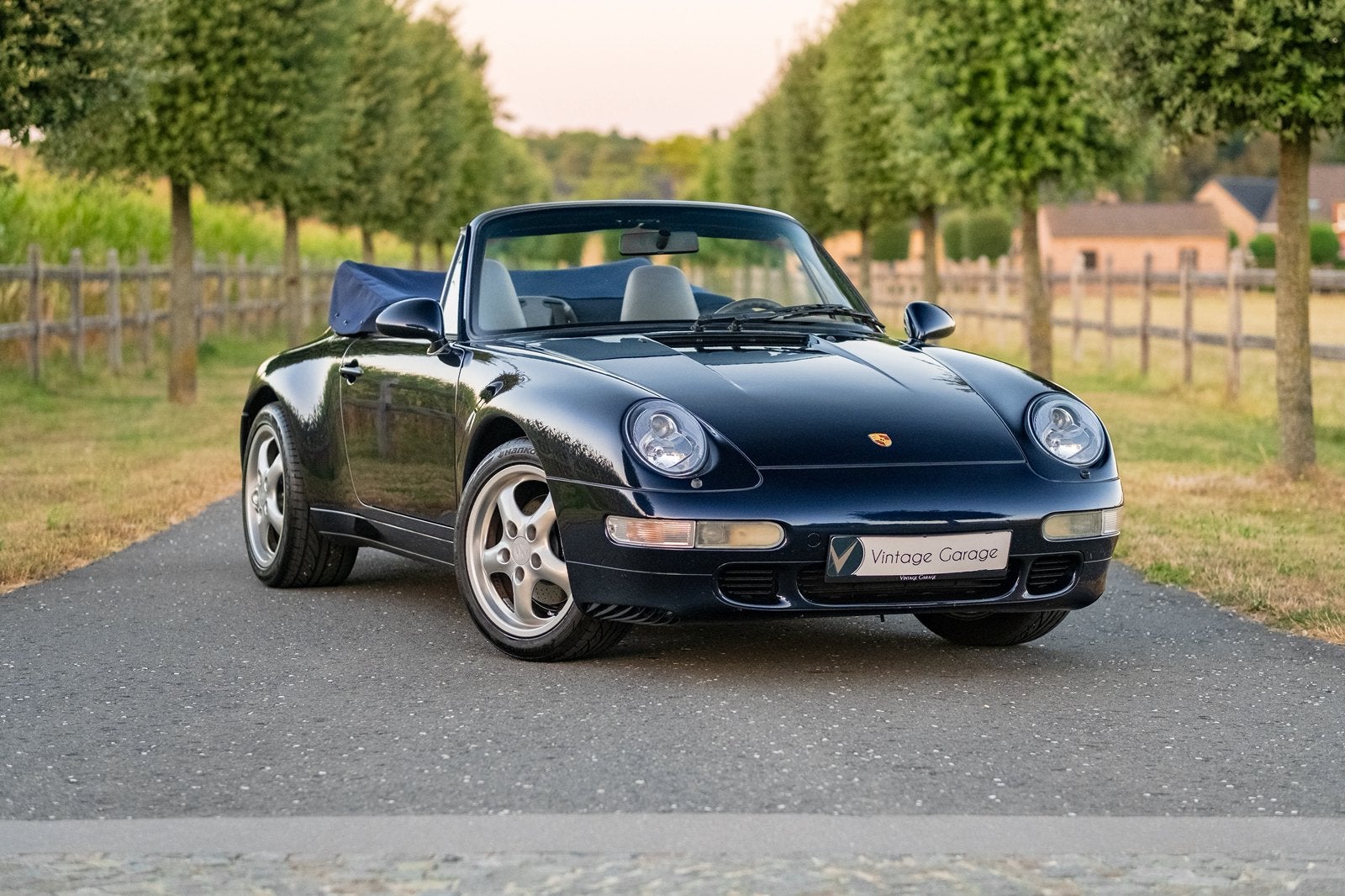 Porsche 911 Cabrio 993 - 1995, Auto's, Porsche, 4 zetels, Achterwielaandrijving, Cabriolet, Blauw