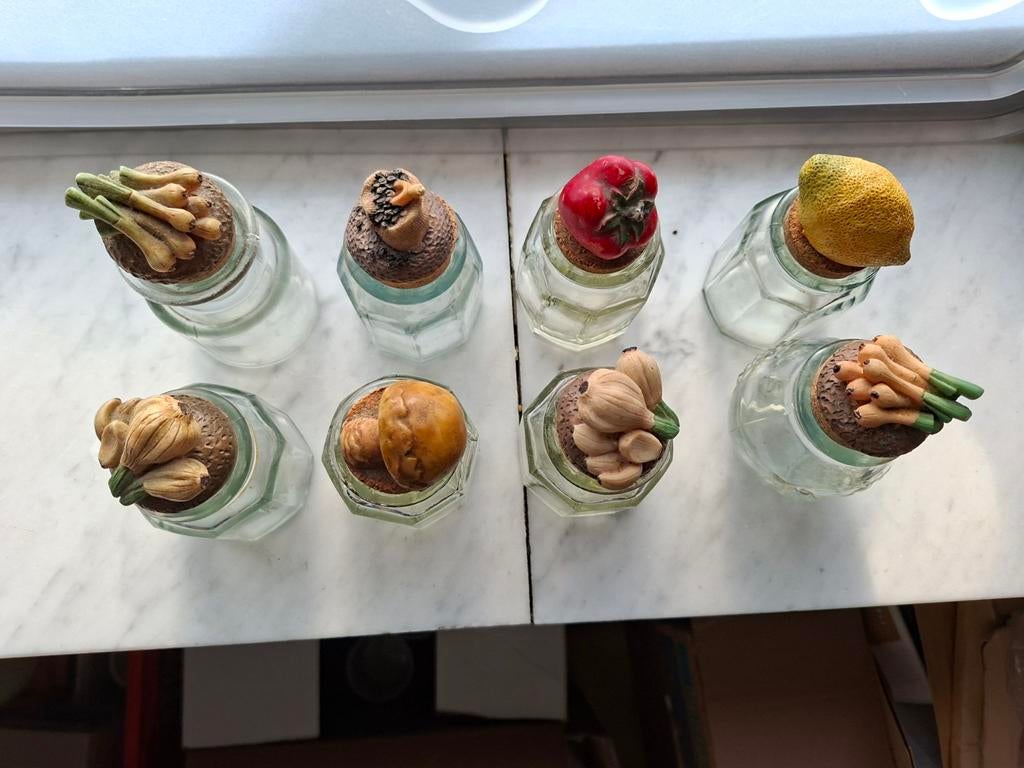Retro kruidenpotjes, Huis en Inrichting, Keuken | Keukenbenodigdheden, Ophalen