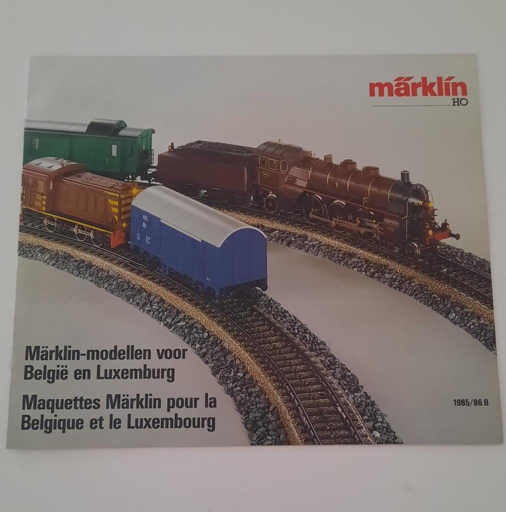 Brochure Märklin Ho 1985 Belgique Luxembourg, Enlèvement ou Envoi, Märklin