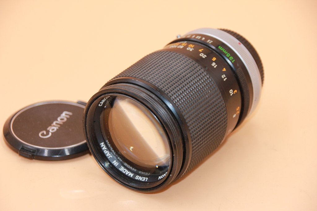 CANON FD 135/2.5, Audio, Tv en Foto, Fotocamera's Analoog, Ophalen of Verzenden, Gebruikt, Spiegelreflex, Canon