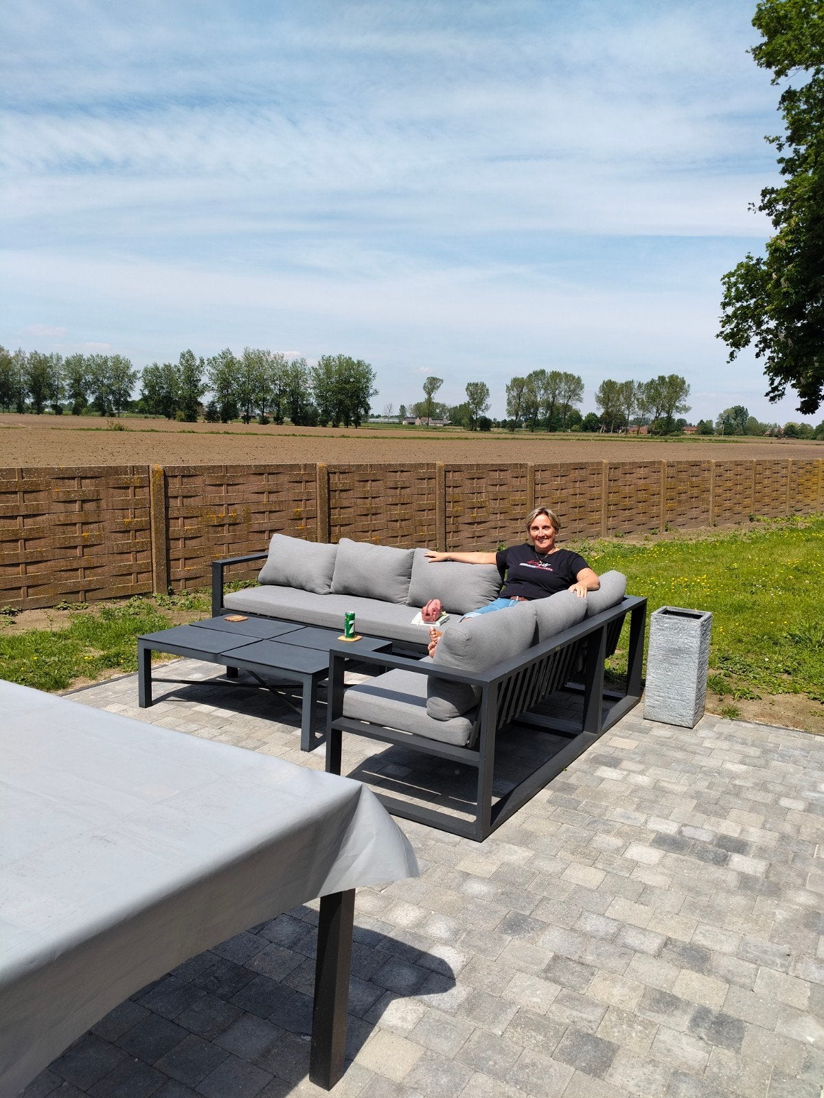 Aluminium Loungeset, Ophalen, Aluminium, Loungeset