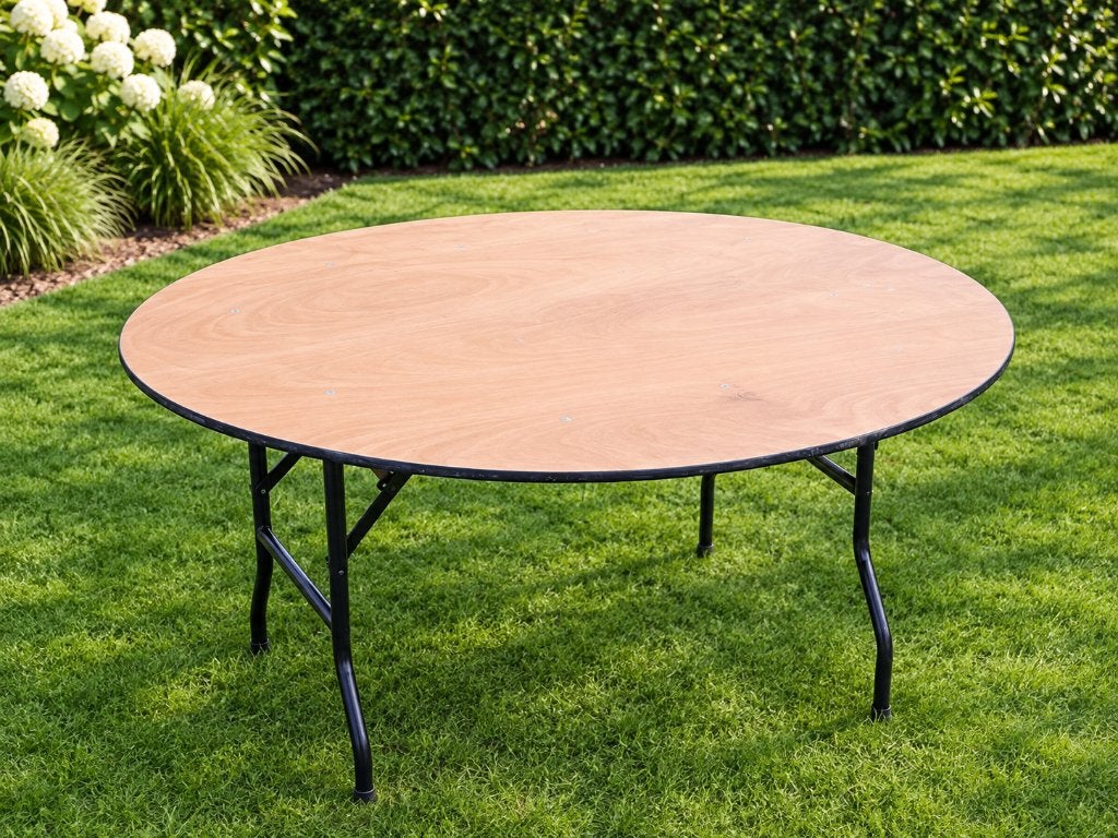 Ronde tafels (121 cm = 4-5 personen) te huur, Hobby en Vrije tijd, Ophalen