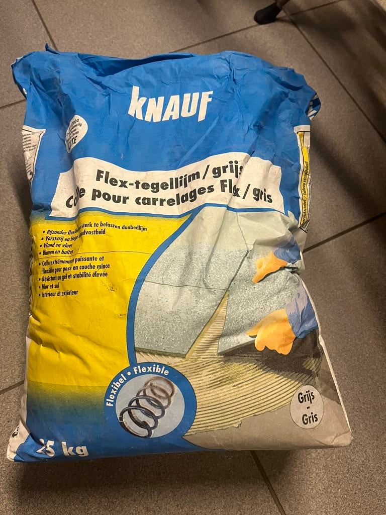 Tegellijm Knauf (grijs), Doe-het-zelf en Bouw, Ophalen, Zo goed als nieuw