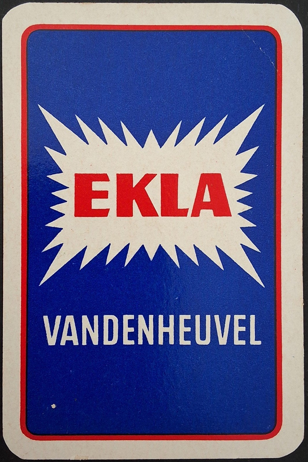1 Speelkaart  Ekla, Verzamelen, Ophalen of Verzenden