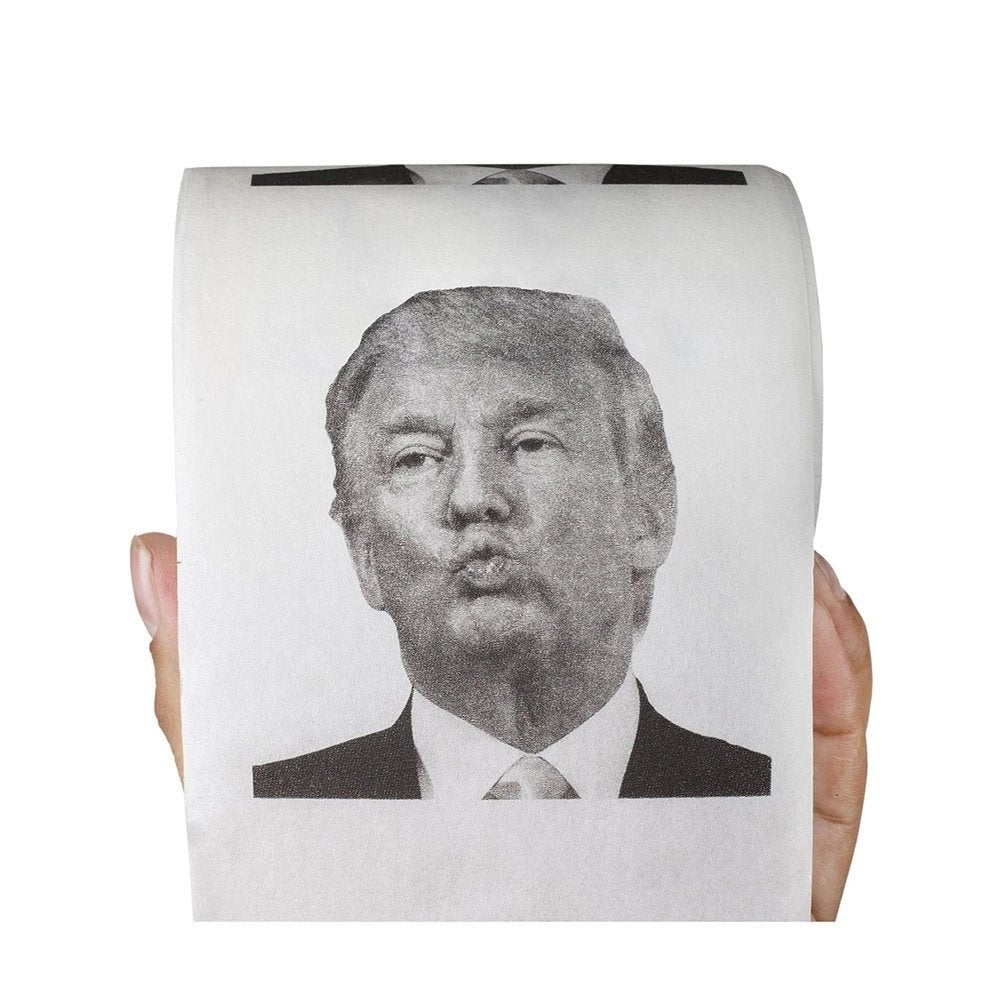 10 rollen Donald Trump WC Papier, Overige materialen, Overige stijlen, Nieuw, Ophalen of Verzenden