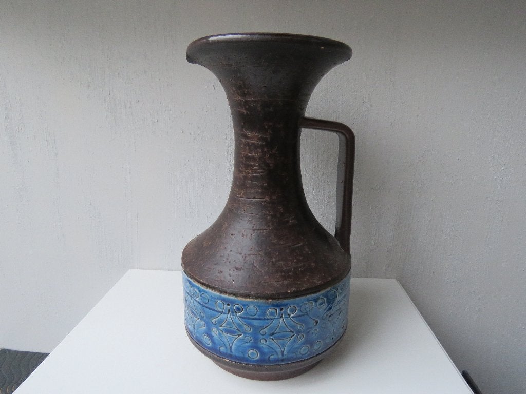 Vase en céramique vintage Aldo Londi Bitossi, Enlèvement ou Envoi